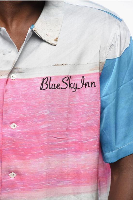  블루스카이인 긴팔 셔츠 BS2302SH034 SALT Multicolor - BLUE SKY INN