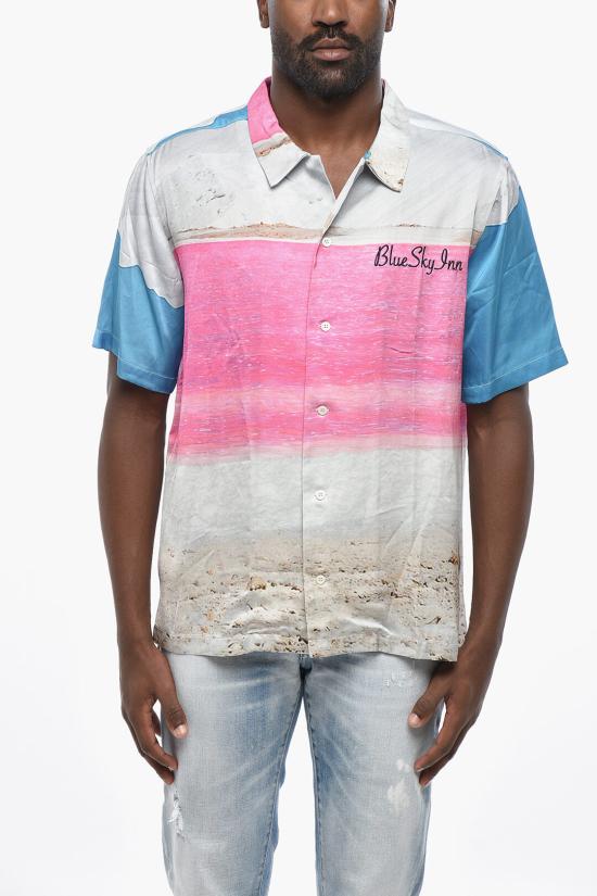  블루스카이인 긴팔 셔츠 BS2302SH034 SALT Multicolor