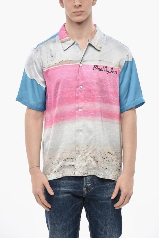  블루스카이인 긴팔 셔츠 BS2302SH034 SALT Multicolor - BLUE SKY INN