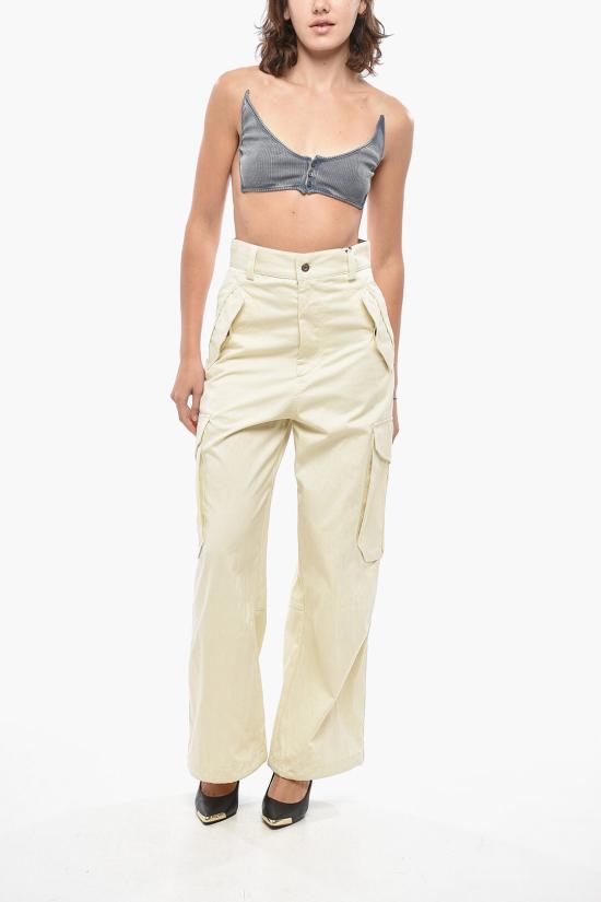  보테가베네타 스트레이트 팬츠 796590 V1X50 9028 Yellow - BOTTEGA VENETA
