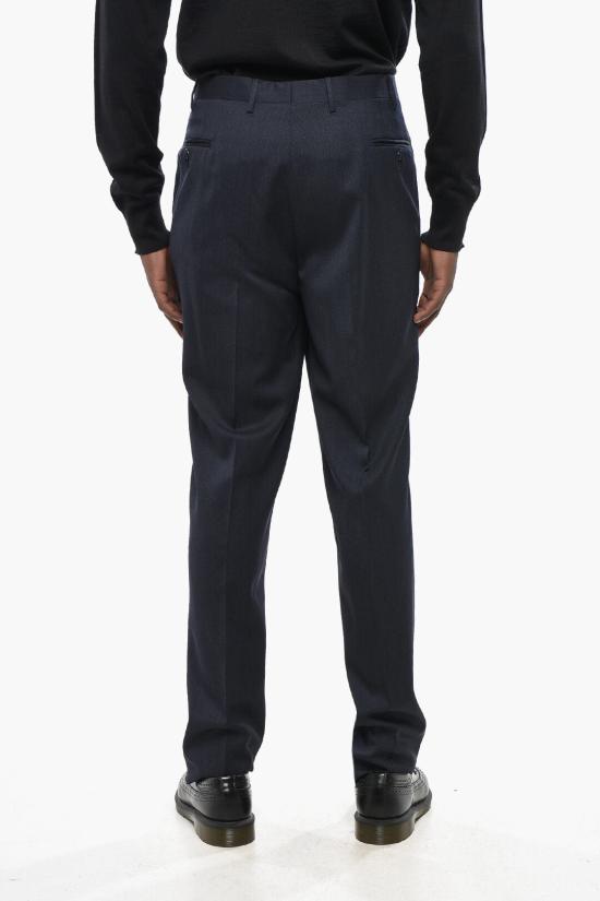  꼬르넬리아니 스트레이트 팬츠 845Z2Z 9988240 002 Blue - CORNELIANI