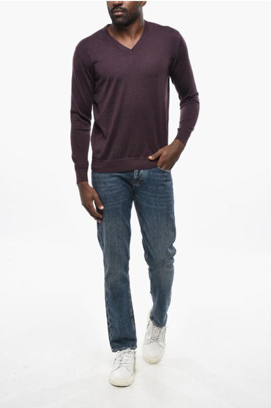  말로 스웨터 UMB006 F8Z02 31677 Violet - MALO