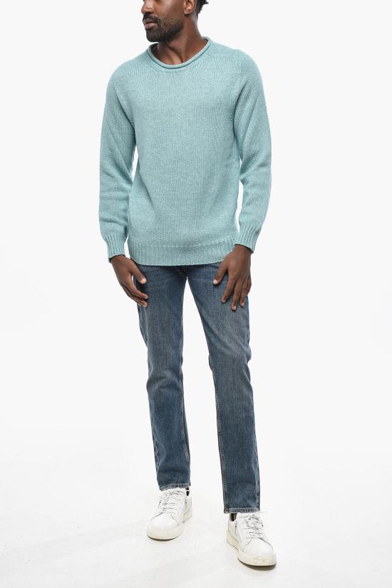  말로 스웨터 UXA326 FAA14 E3453 Light blue - MALO