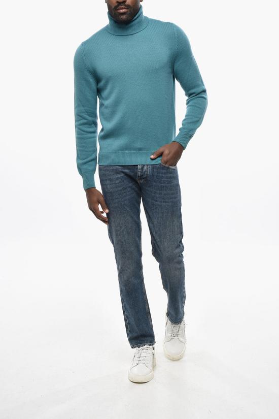  말로 터틀넥 UMC173 F1B02 E3361 Light blue - MALO