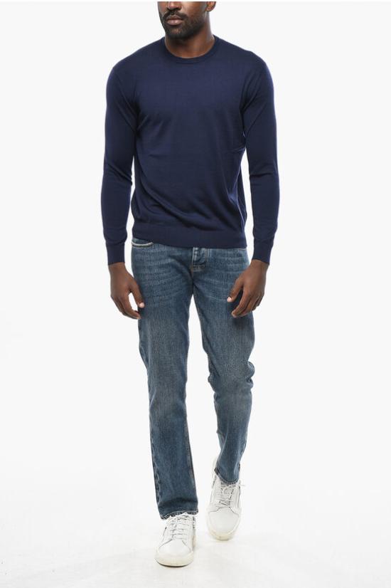  말로 스웨터 UMA008 F2Z25 00475 Blue - MALO