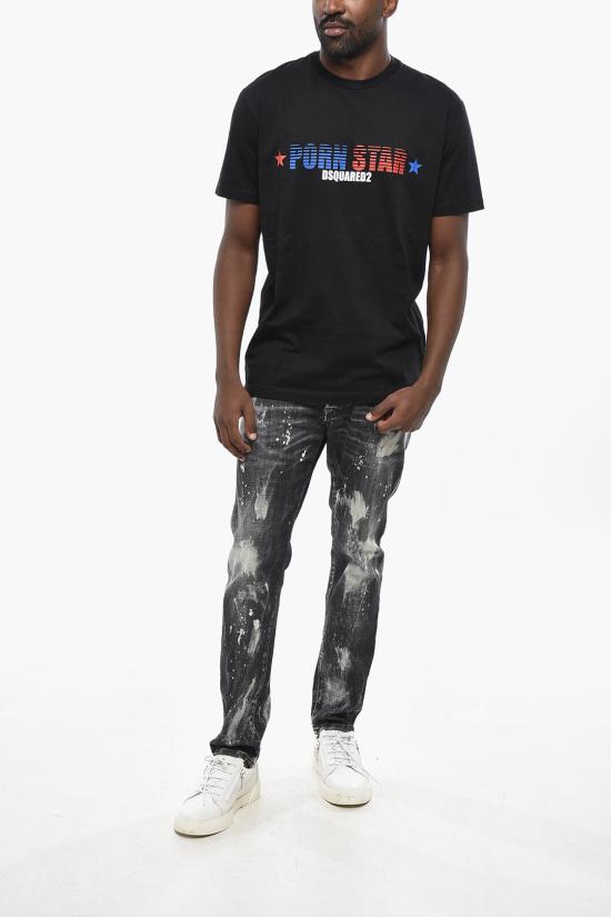  디스퀘어드2 반팔 티셔츠 S71GD1408 S23009 900 Black - DSQUARED2