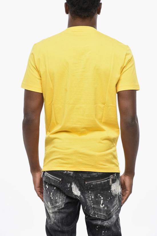  디스퀘어드2 반팔 티셔츠 S74GD1323 D20020 174 Yellow - DSQUARED2