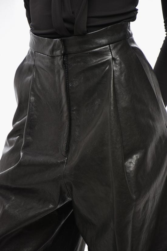  케이트 가죽 팬츠 3136843L843 200 Black - KHAITE