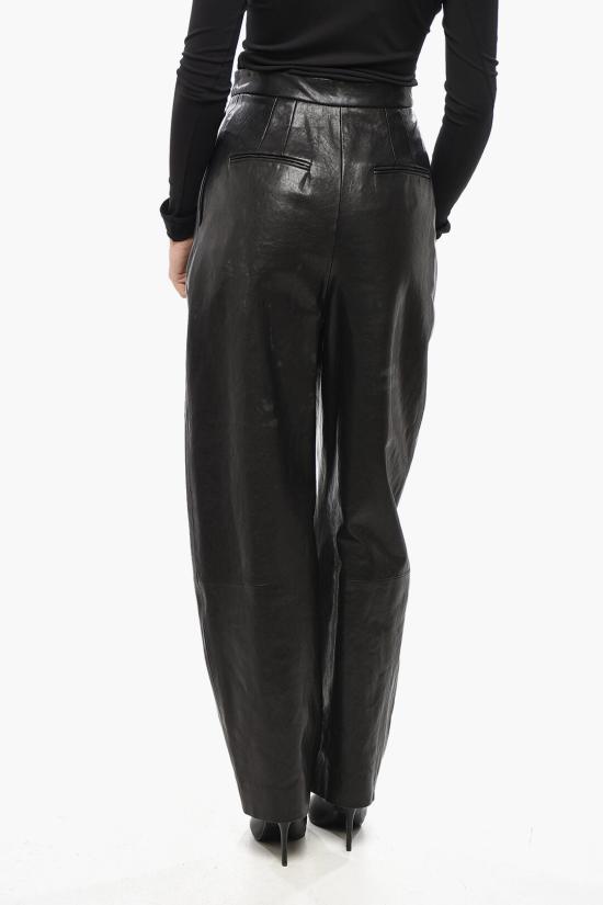  케이트 가죽 팬츠 3136843L843 200 Black - KHAITE