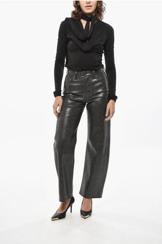  에이골디 가죽 팬츠 A9231 1558 SMOK Black - AGOLDE