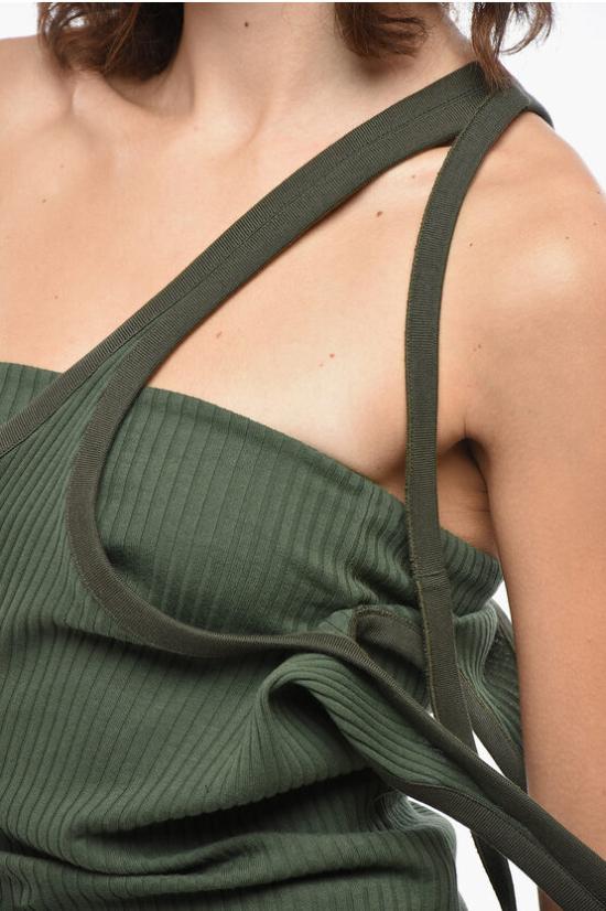  디 아티코 민소매 티셔츠 246WCT260 J043 152 Military Green - THE ATTICO