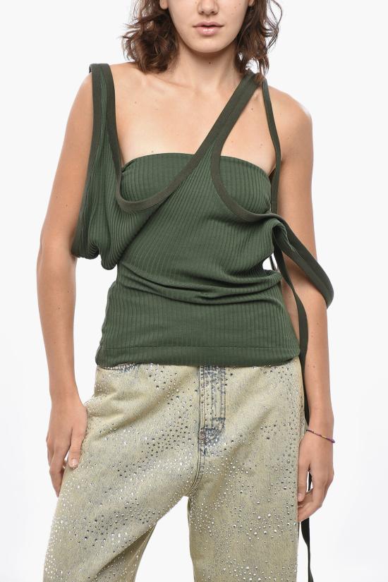  디 아티코 민소매 티셔츠 246WCT260 J043 152 Military Green