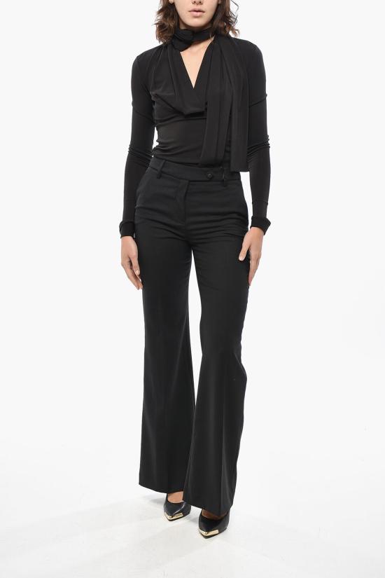  트루 로얄 스트레이트 팬츠 T723E03 001 Black - TRUE ROYAL