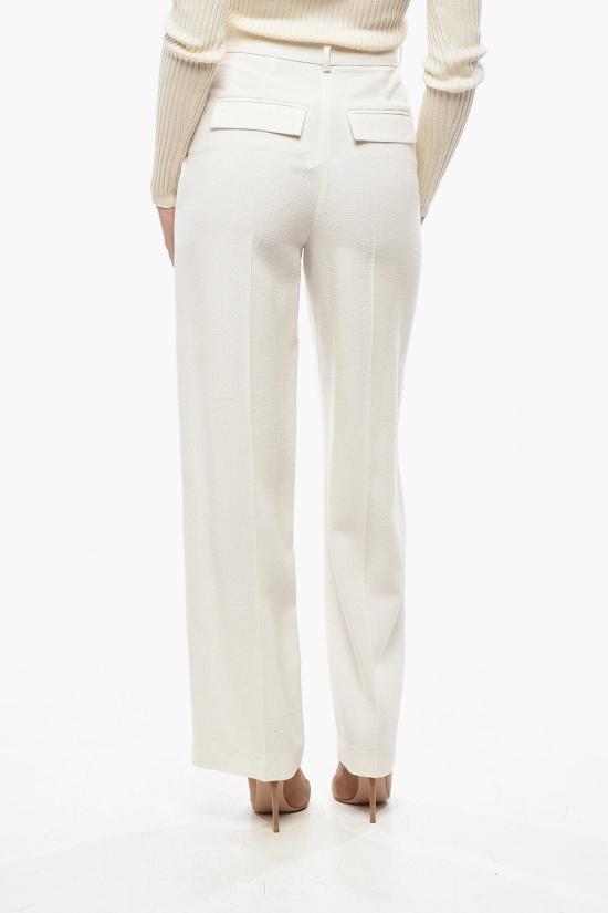  로에 스트레이트 팬츠 41330120 119 White - ROHE