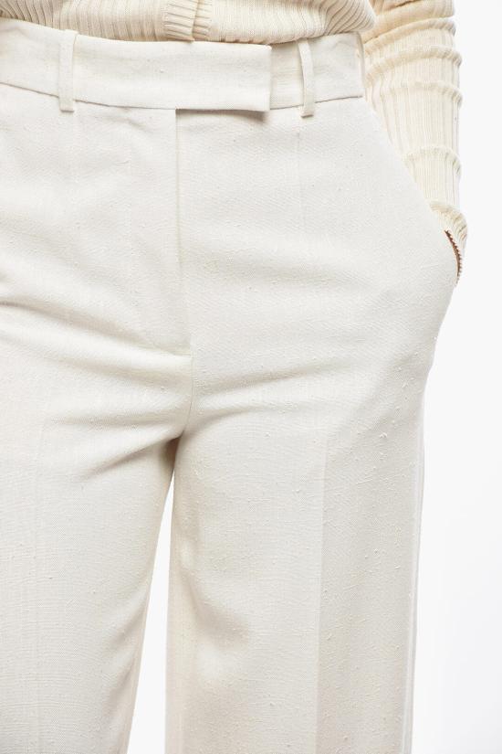  로에 스트레이트 팬츠 41330120 119 White - ROHE