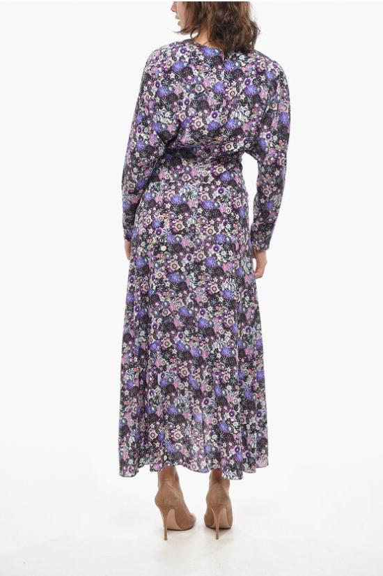  이자벨마랑 롱 원피스 22ARO222422A023IUTVI Violet - ISABEL MARANT