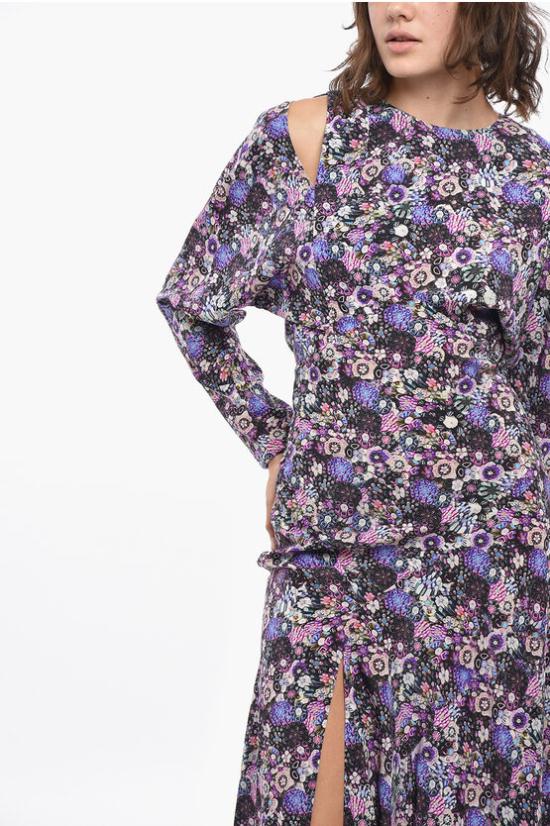  이자벨마랑 롱 원피스 22ARO222422A023IUTVI Violet - ISABEL MARANT