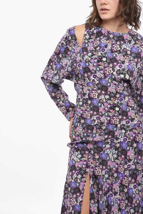  이자벨마랑 롱 원피스 22ARO222422A023IUTVI Violet - ISABEL MARANT