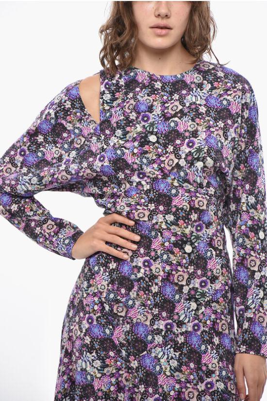  이자벨마랑 롱 원피스 22ARO222422A023IUTVI Violet - ISABEL MARANT