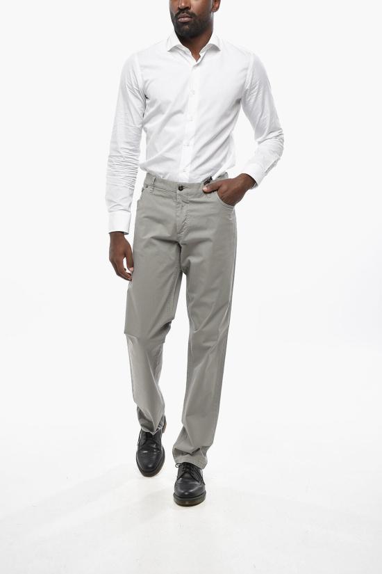 꼬르넬리아니 스트레이트 팬츠 814EG3 8120168 023 Gray - CORNELIANI