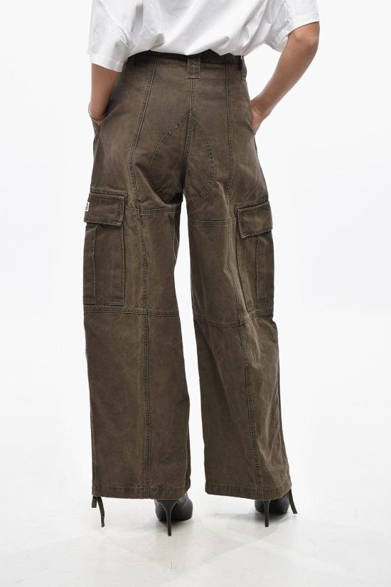  겐조 스트레이트 팬츠 FE62PA0909GK 92 Brown - KENZO