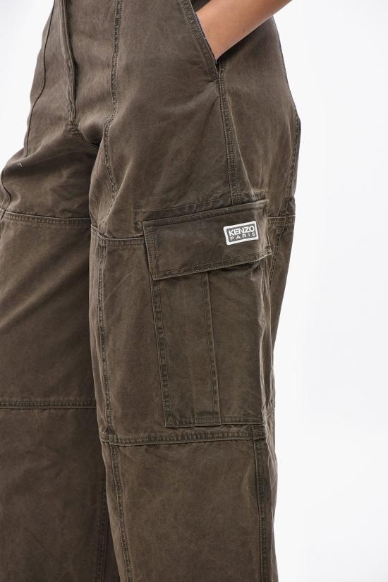  겐조 스트레이트 팬츠 FE62PA0909GK 92 Brown - KENZO