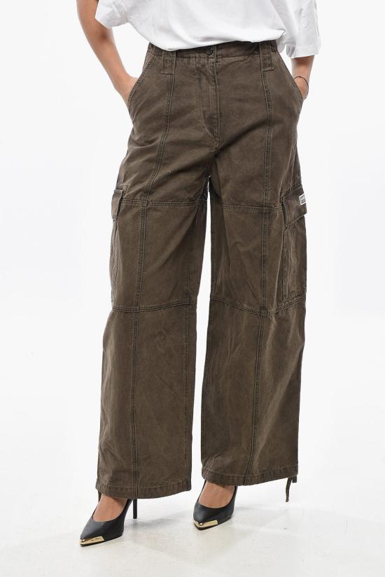  겐조 스트레이트 팬츠 FE62PA0909GK 92 Brown