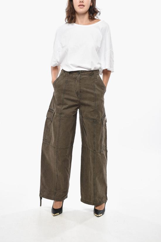  겐조 스트레이트 팬츠 FE62PA0909GK 92 Brown - KENZO