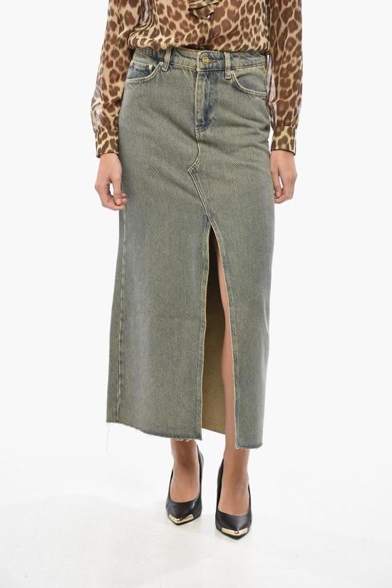  가니 데님 스커트 J1477 886 Beige