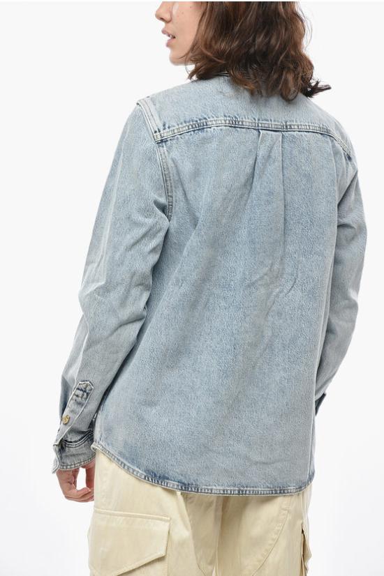  토템 데님 셔츠 243 WRT0330 FB0045 184C Blue - TOTEME