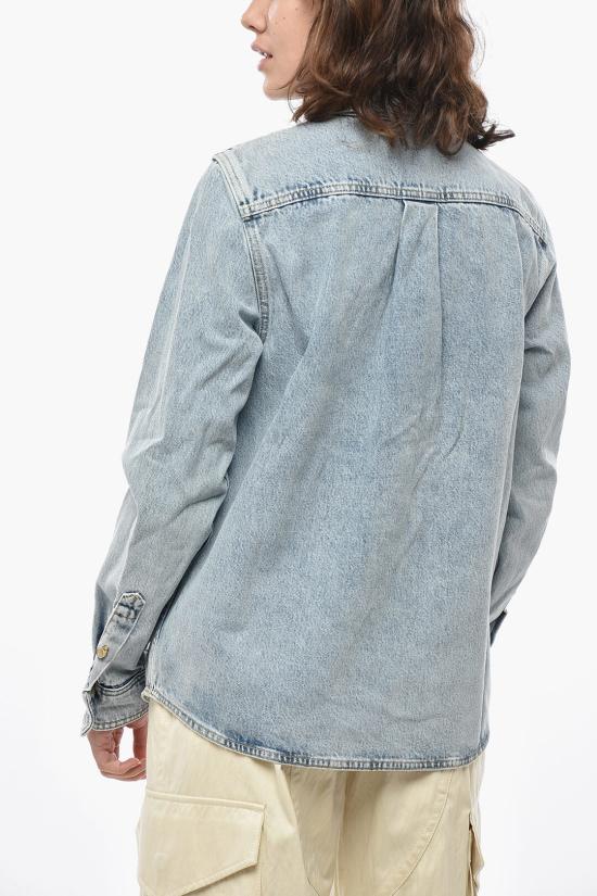  토템 데님 셔츠 243 WRT0330 FB0045 184C Blue - TOTEME