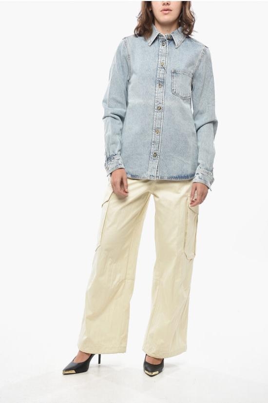  토템 데님 셔츠 243 WRT0330 FB0045 184C Blue - TOTEME