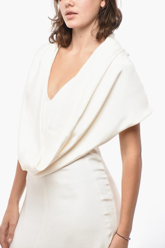  막스마라 롱 원피스 DINDI 001BB White - MAX MARA