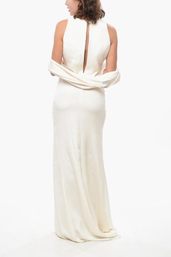  막스마라 롱 원피스 DINDI 001BB White - MAX MARA