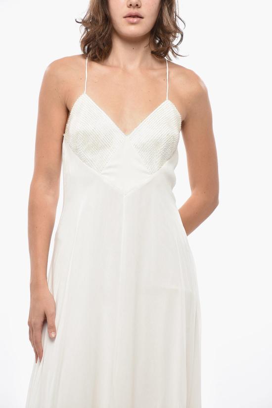  막스마라 롱 원피스 CALMI 001BB White - MAX MARA