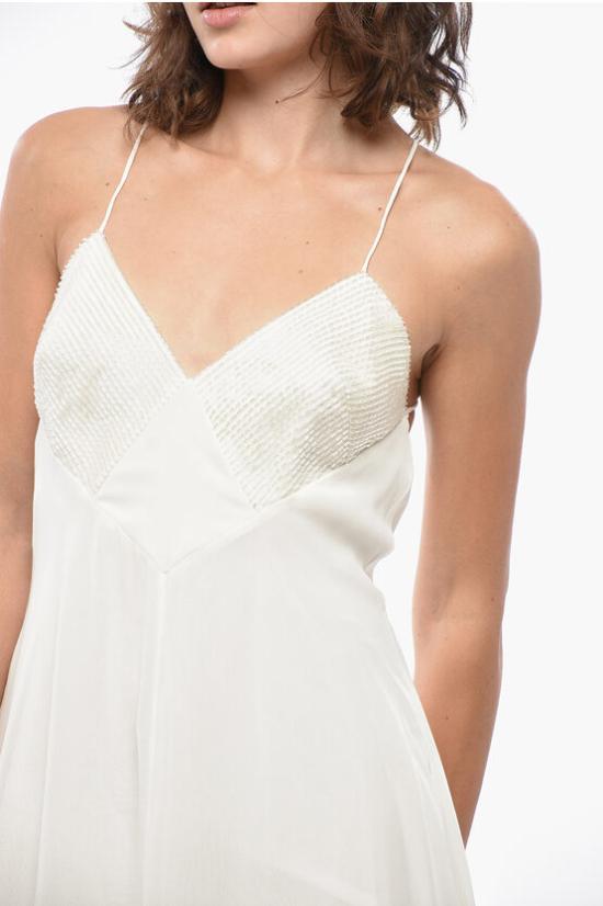  막스마라 롱 원피스 CALMI 001BB White - MAX MARA