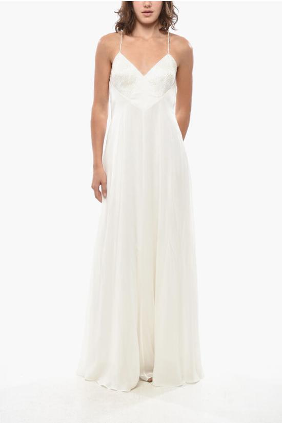  막스마라 롱 원피스 CALMI 001BB White