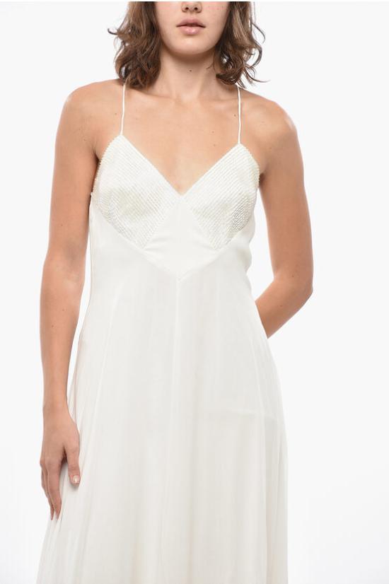  막스마라 롱 원피스 CALMI 001BB White - MAX MARA