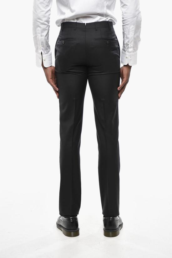  꼬르넬리아니 스트레이트 팬츠 845263 9818159 020 Black - CORNELIANI