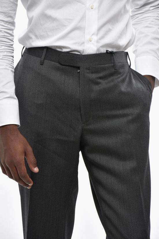  꼬르넬리아니 스트레이트 팬츠 845Z2Z 9988240 022 Gray - CORNELIANI