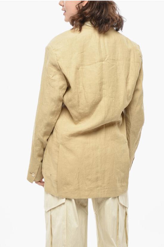  오라리 수트 자켓 A23SJ01HL YELLOW BEIGE Beige - AURALEE