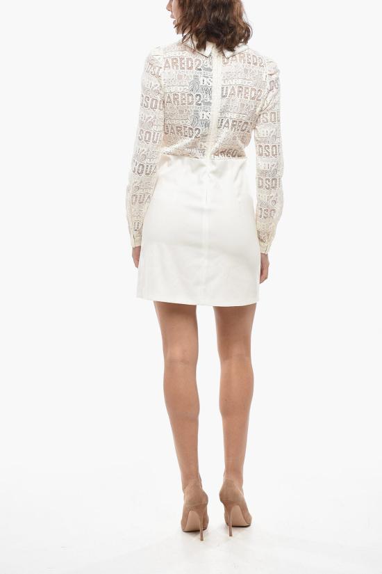  디스퀘어드2 숏 원피스 S75CV0676S60581101 White - DSQUARED2