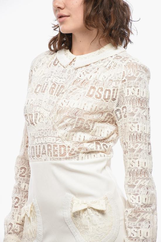  디스퀘어드2 숏 원피스 S75CV0676S60581101 White - DSQUARED2