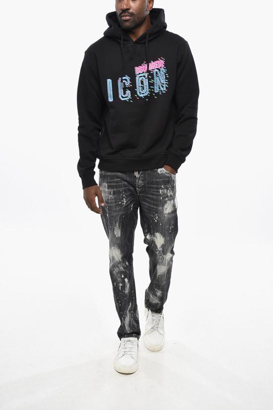  디스퀘어드2 후드 티셔츠 S79GU0110S25516900 Black - DSQUARED2