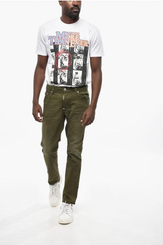  디스퀘어드2 데님 팬츠 S74LB1356S30733697 Green - DSQUARED2