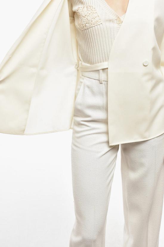  로에 수트 자켓 41320112 112 White - ROHE