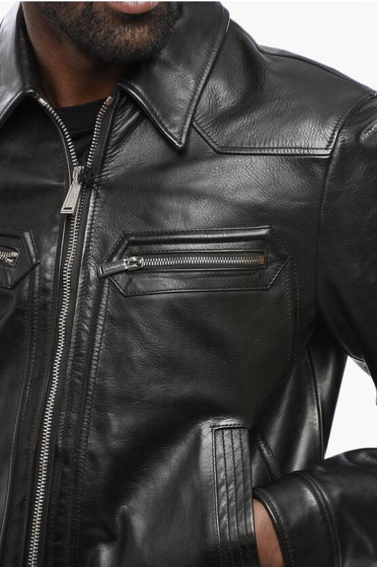  디스퀘어드2 가죽 자켓 S74AM1418SX9749900 Black - DSQUARED2