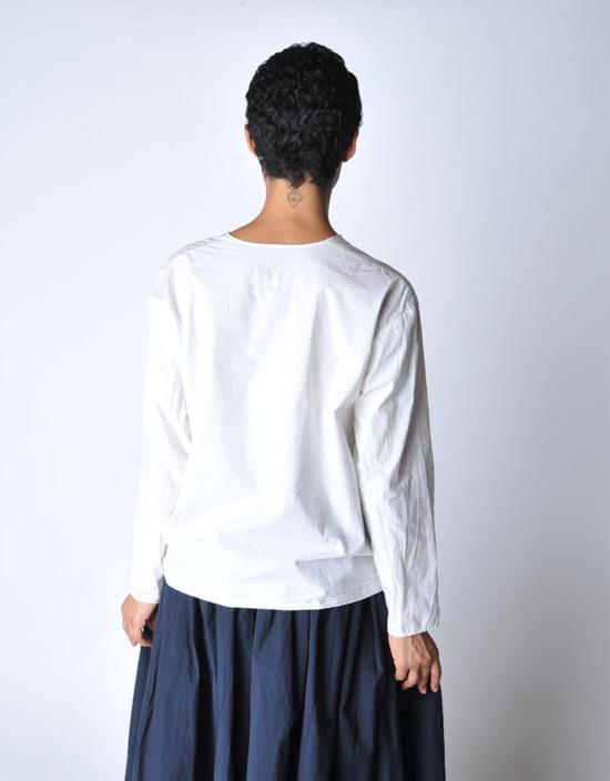  Manuelle Guibal 셔츠 마누엘 기발 윈터 화이트 긴팔 러플 걸 셔츠 - OTHER BRANDS