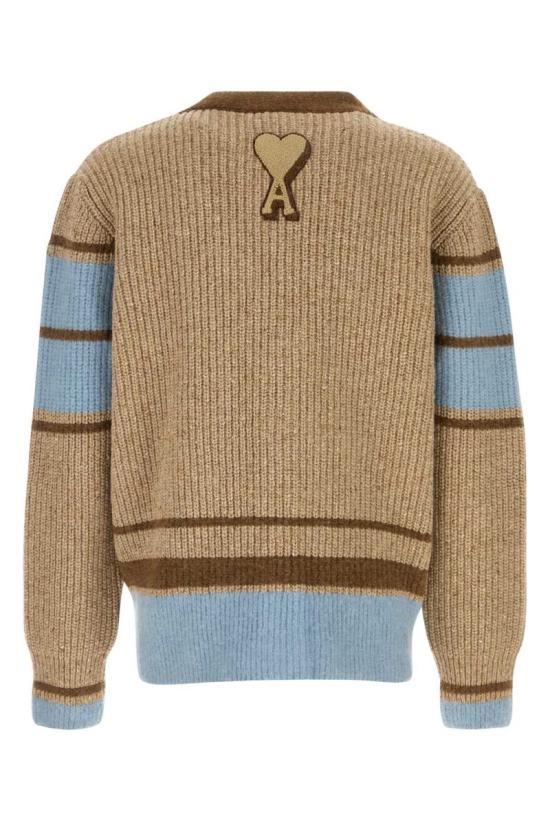 25FW 아미 가디건 HKC358KN0111 280 MULTICOLOURED - AMI