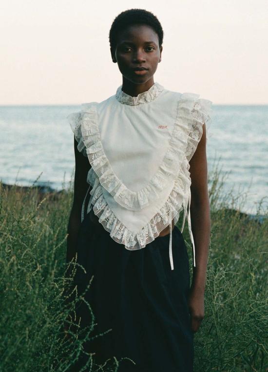  씨뉴욕 블라우스 시 나이 애빌린 탑 화이트 - SEA NY